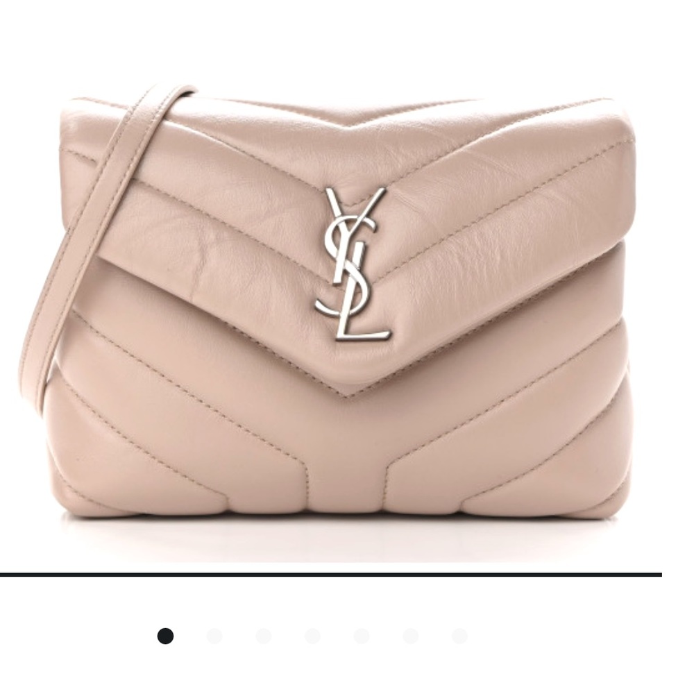 Saint Laurent Loulou Toy Strap crossbody in Quilted leather